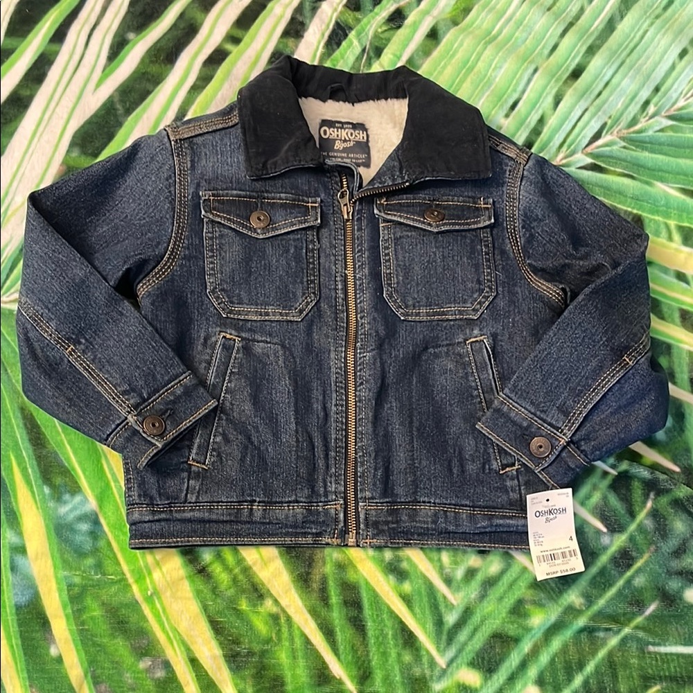NWT OshKosh B'gosh Blue Jean Jacket